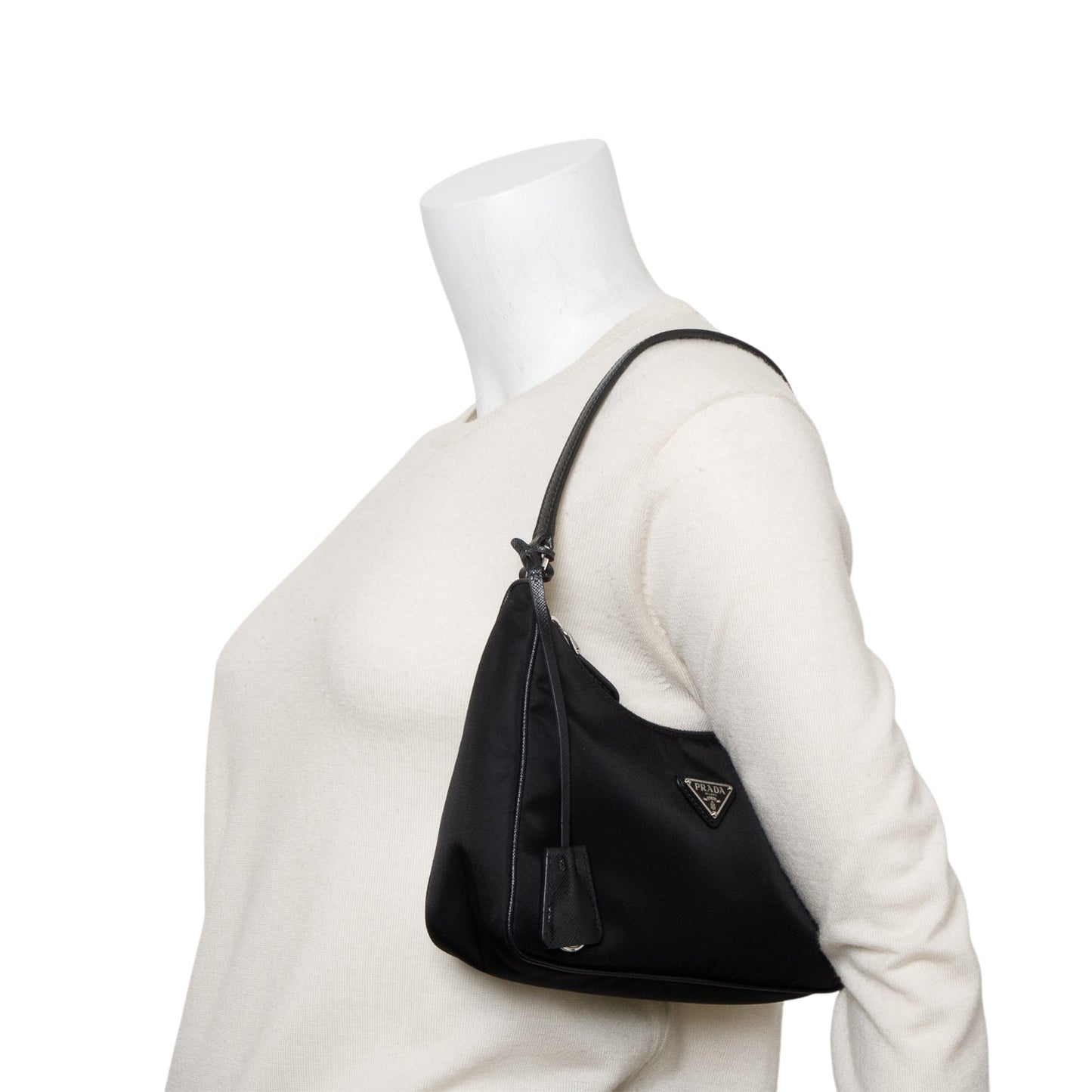 Prada Black Re-Edition 2000 Re-Nylon Mini Bag
