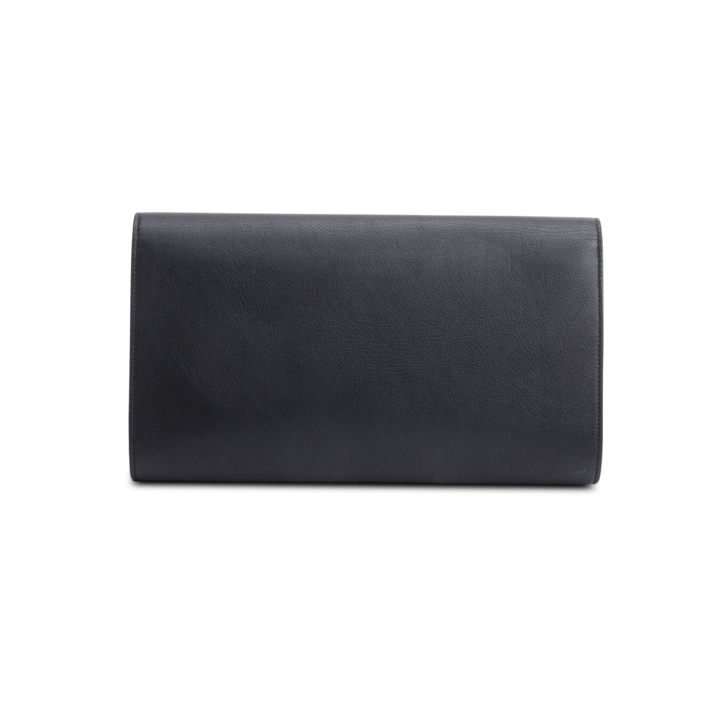 Saint Laurent Black Leather Large Belle de Jour Clutch
