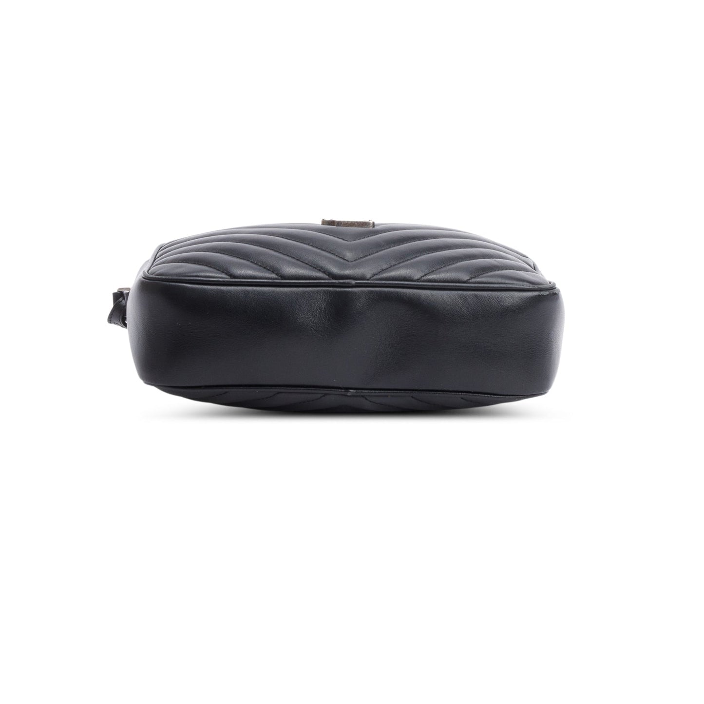 Saint Laurent 2021 Black Quilted Leather Lou Camera Bag