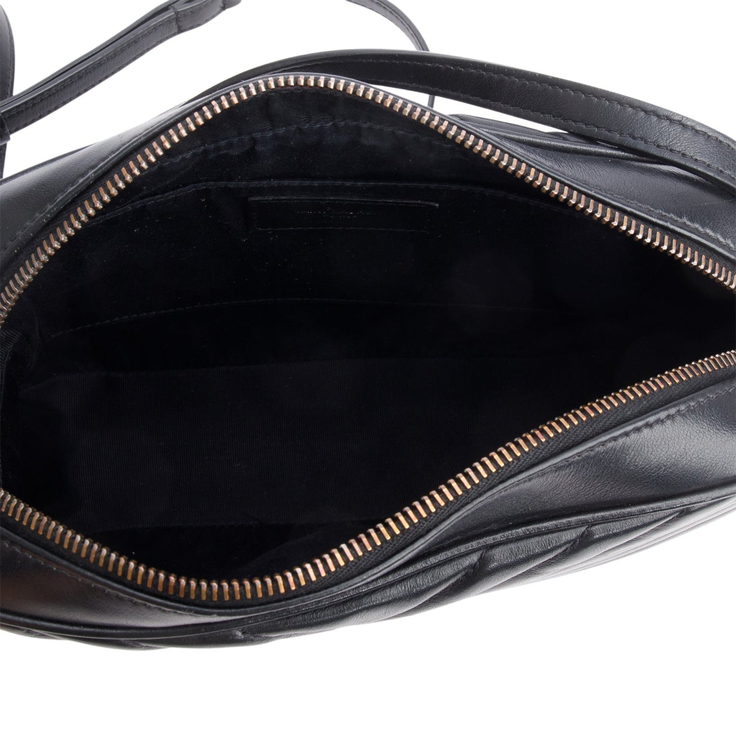 Saint Laurent 2021 Black Quilted Leather Lou Camera Bag