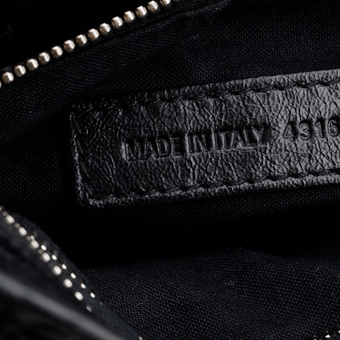 Balenciaga Black Agneau Le City Bag Small