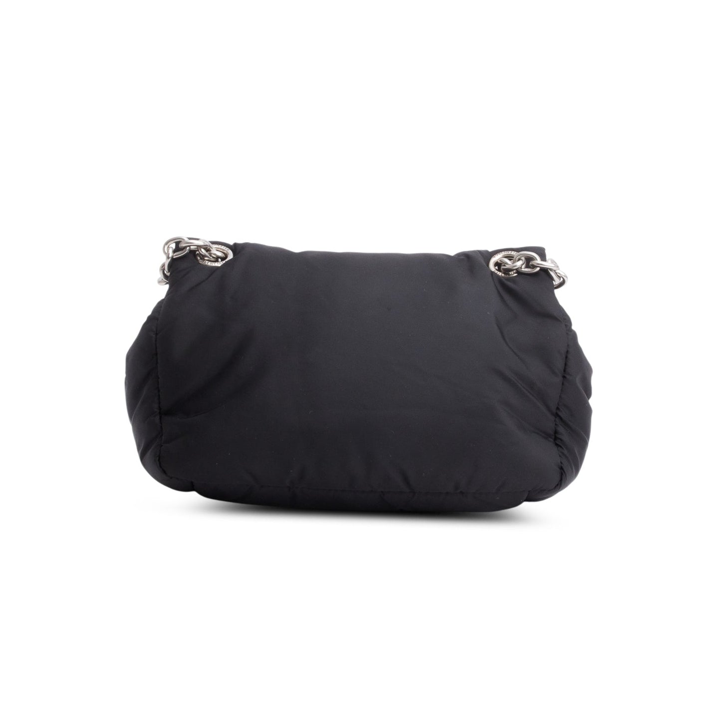 Balenciaga Black Nylon Mini Monaco BB Shoulder Bag