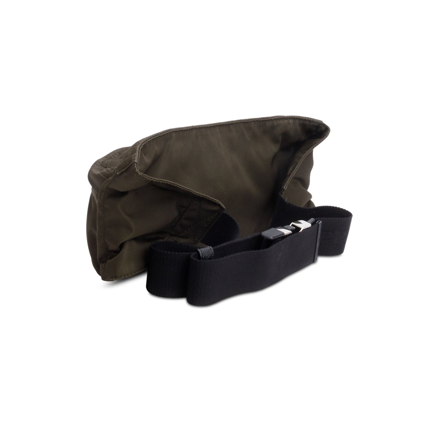 Prada Khaki Tessuto Nylon Montagna Belt Bag