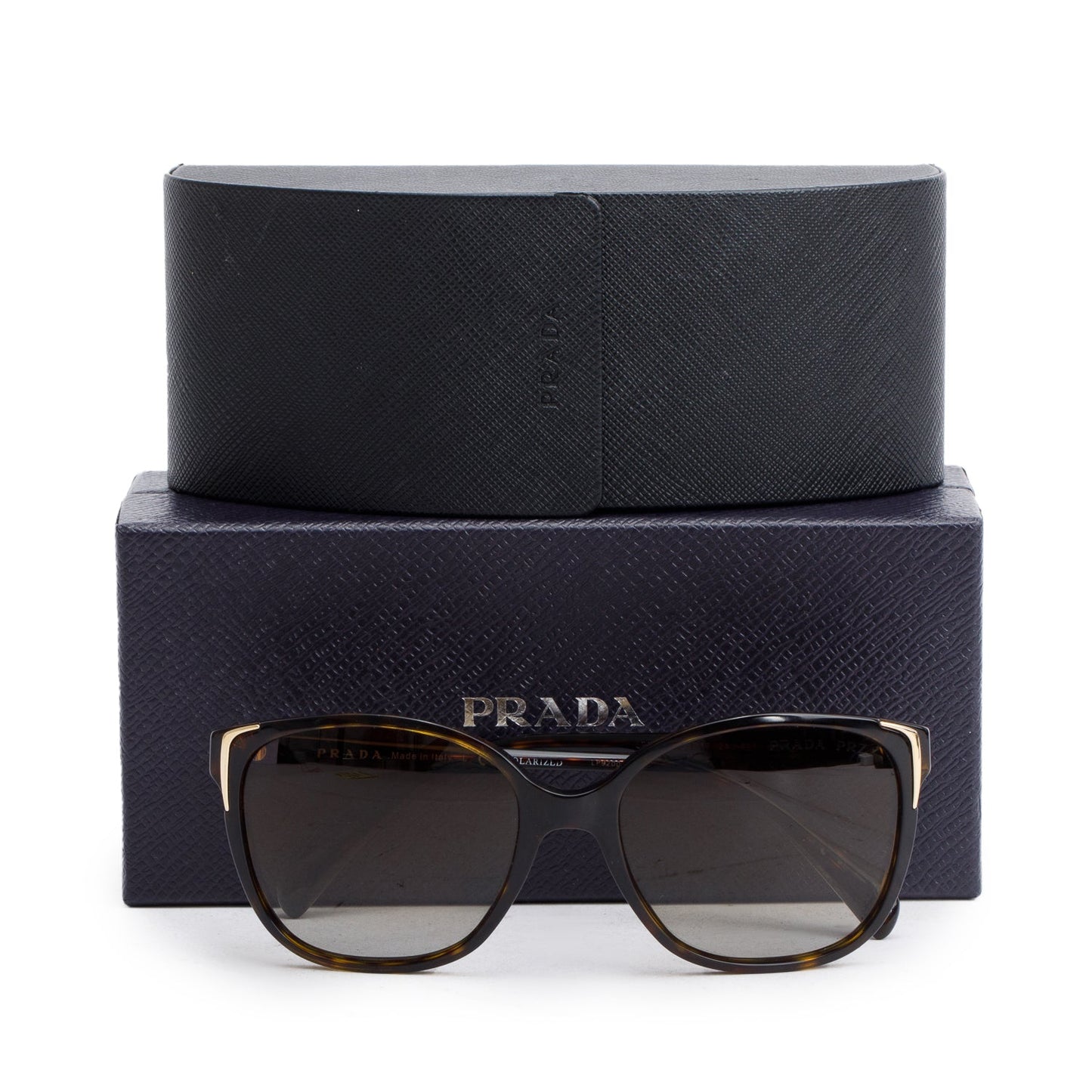 Prada SPR 01O Tortoise Acetate Gradient Sunglasses