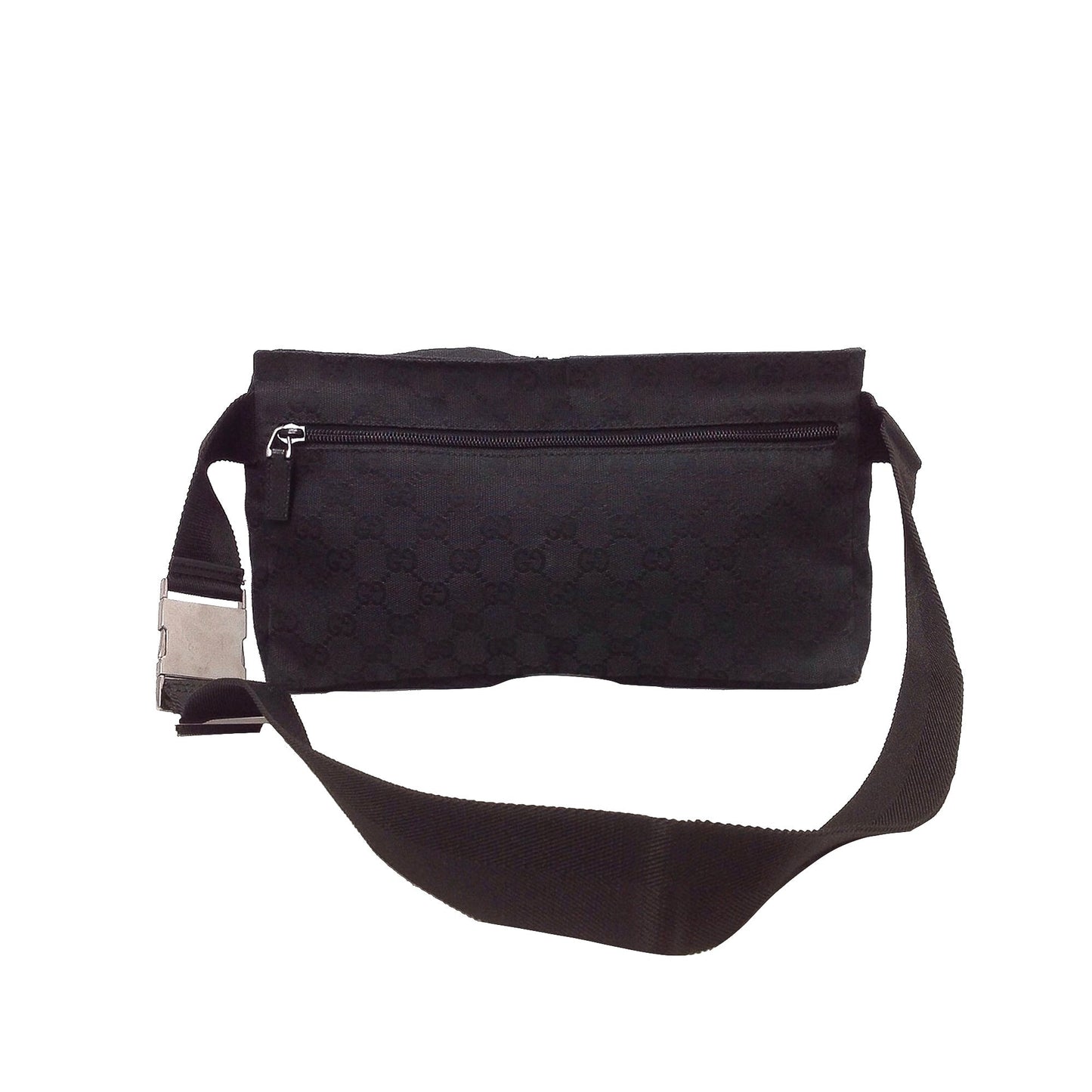 Gucci Leather Canvas Shoulder Bag