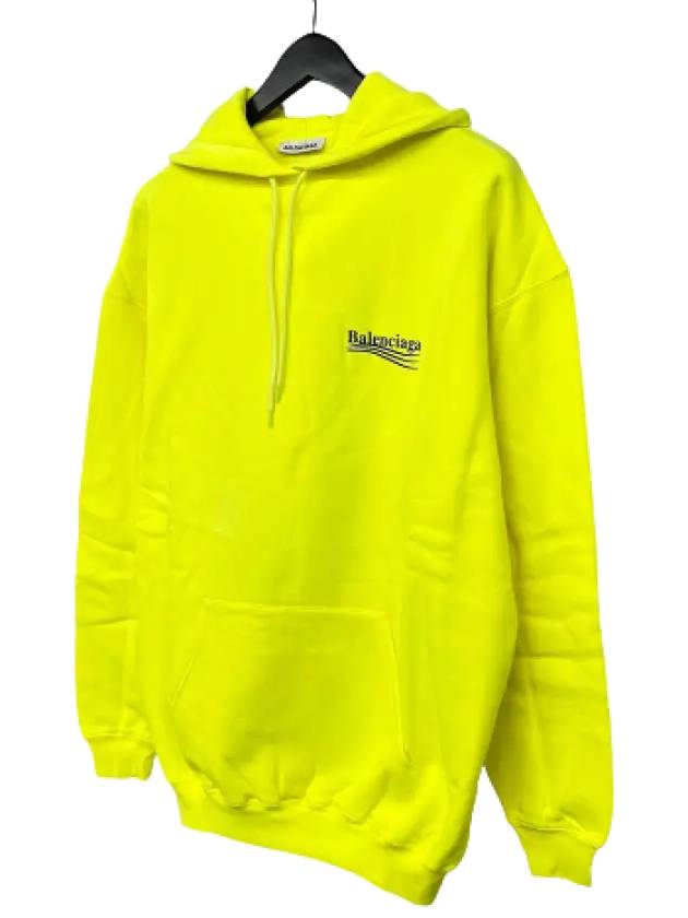 Luxury Balenciaga Trending 2026 Wave Logo Hoodie Sweatshirt Neon Yellow