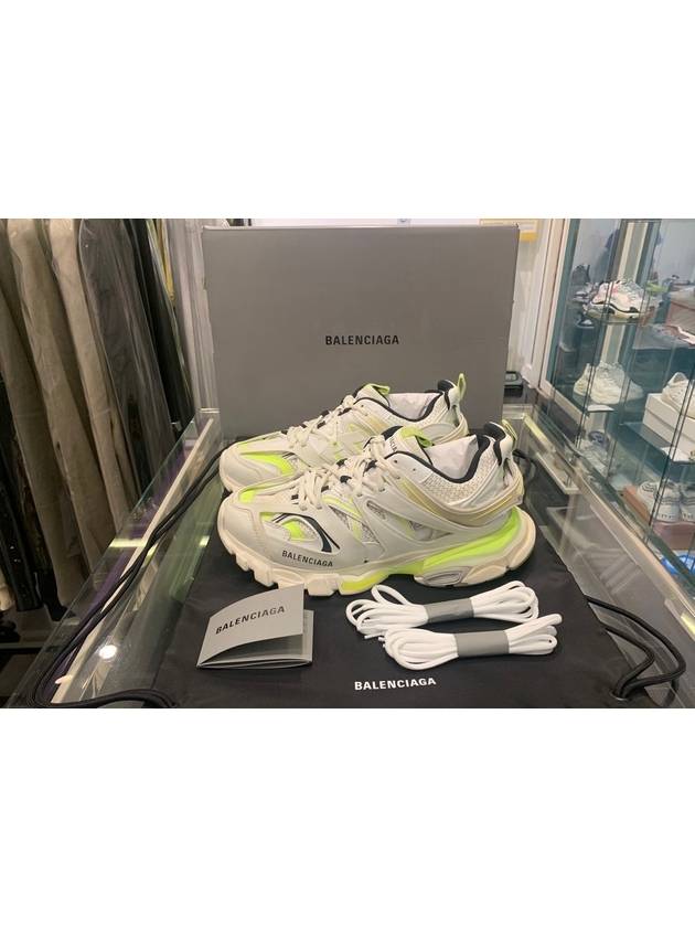 Luxury Balenciaga Trending 2026 Track Low Top Sneakers Fluo Yellow White