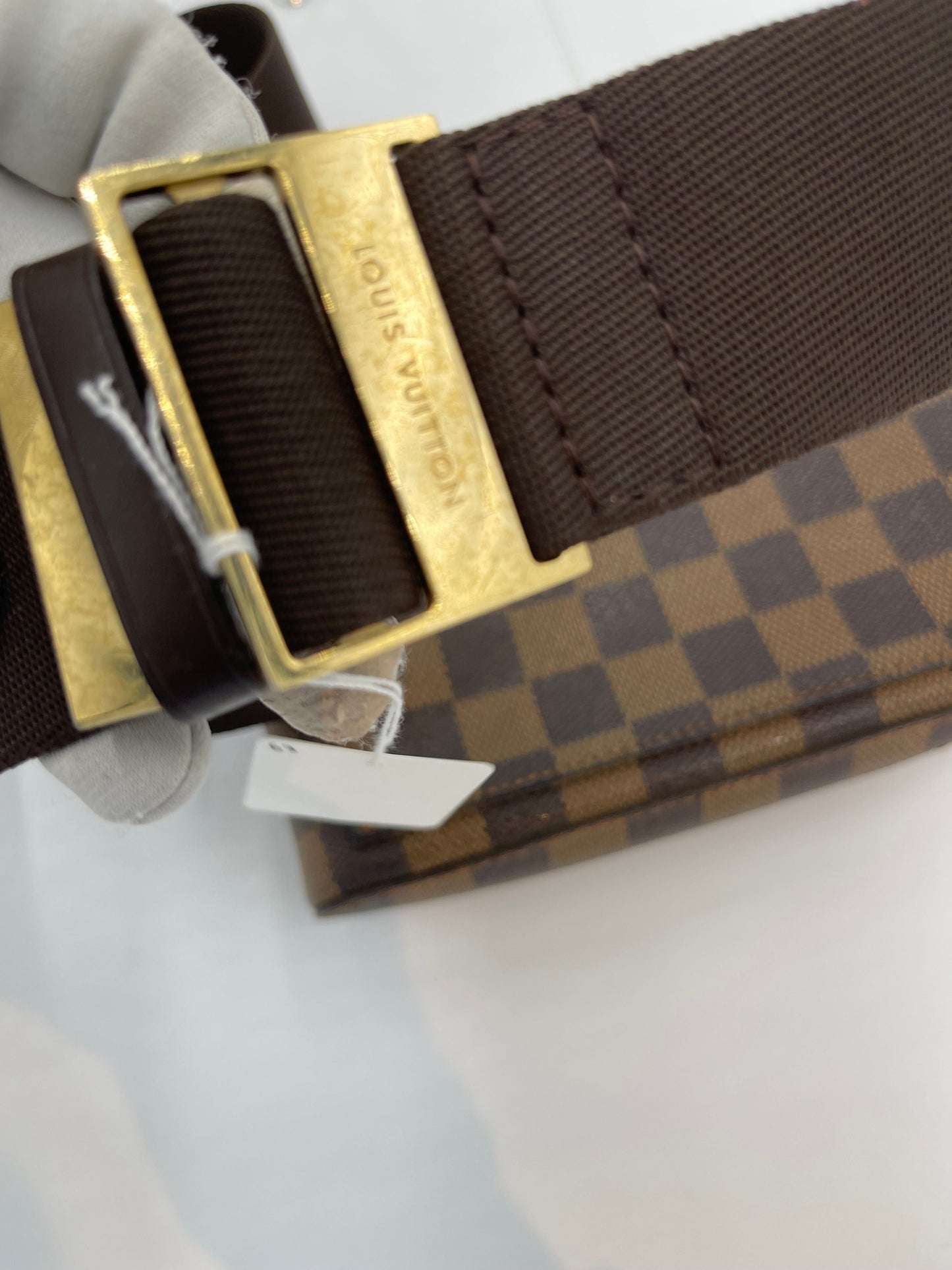 Louis Vuitton Damier Ebene Belt Bag - Brown Crossbody Bags, Handbags AG463O