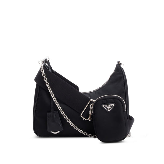 Prada Black Re-Edition 2005 Re-Nylon Bag