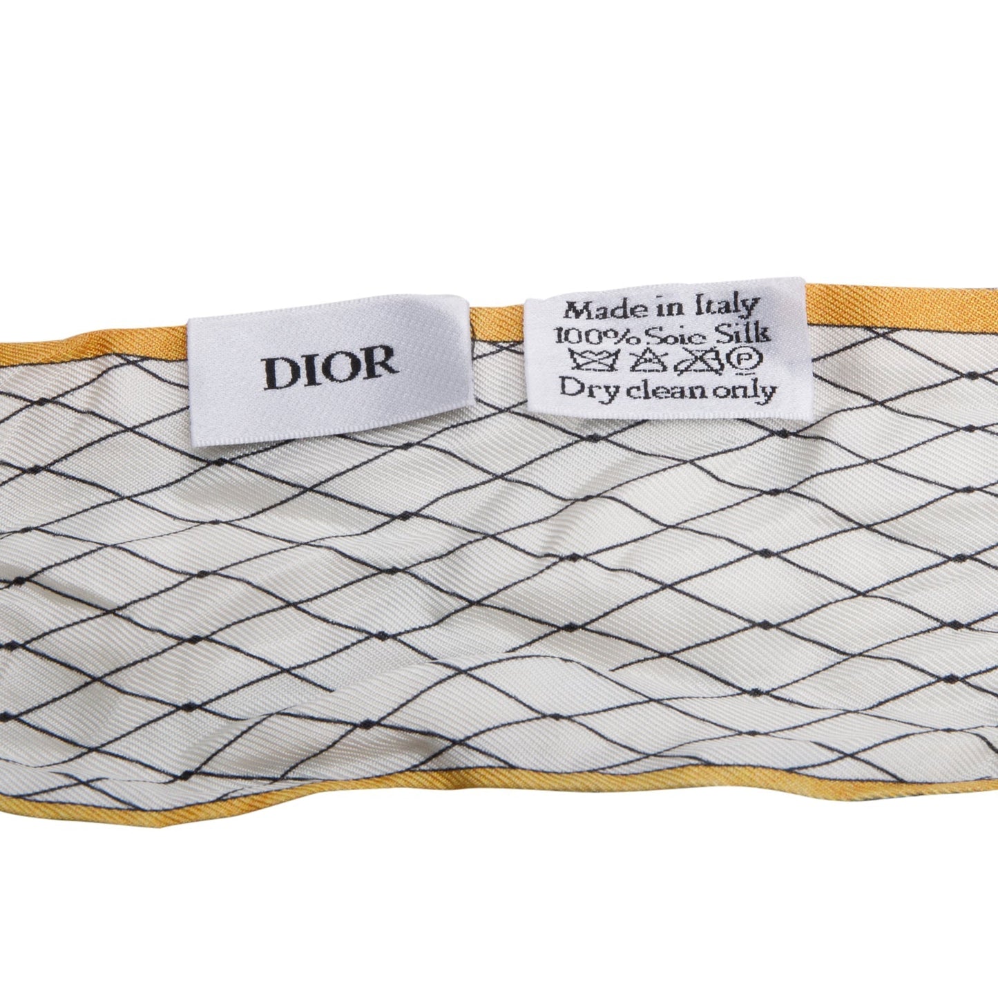 Christian Dior Le Monde Silk Twilly