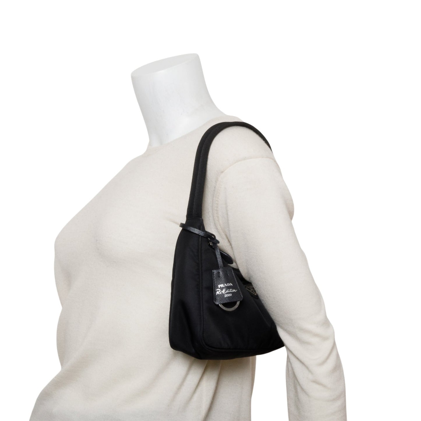 Prada 2021 Black Re-Edition 2000 Re-Nylon Mini Bag