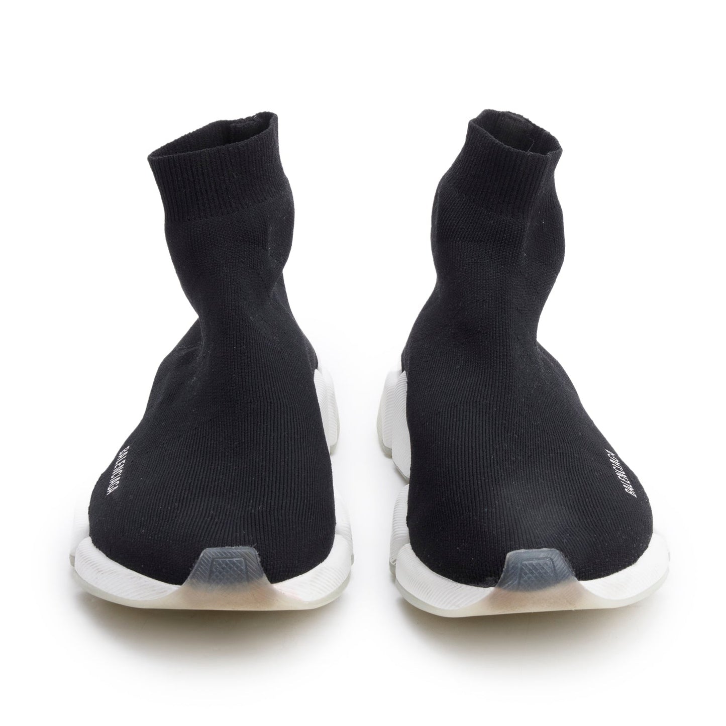Balenciaga Black Knit Speed Trainer Sock Sneaker, Men's Size  43
