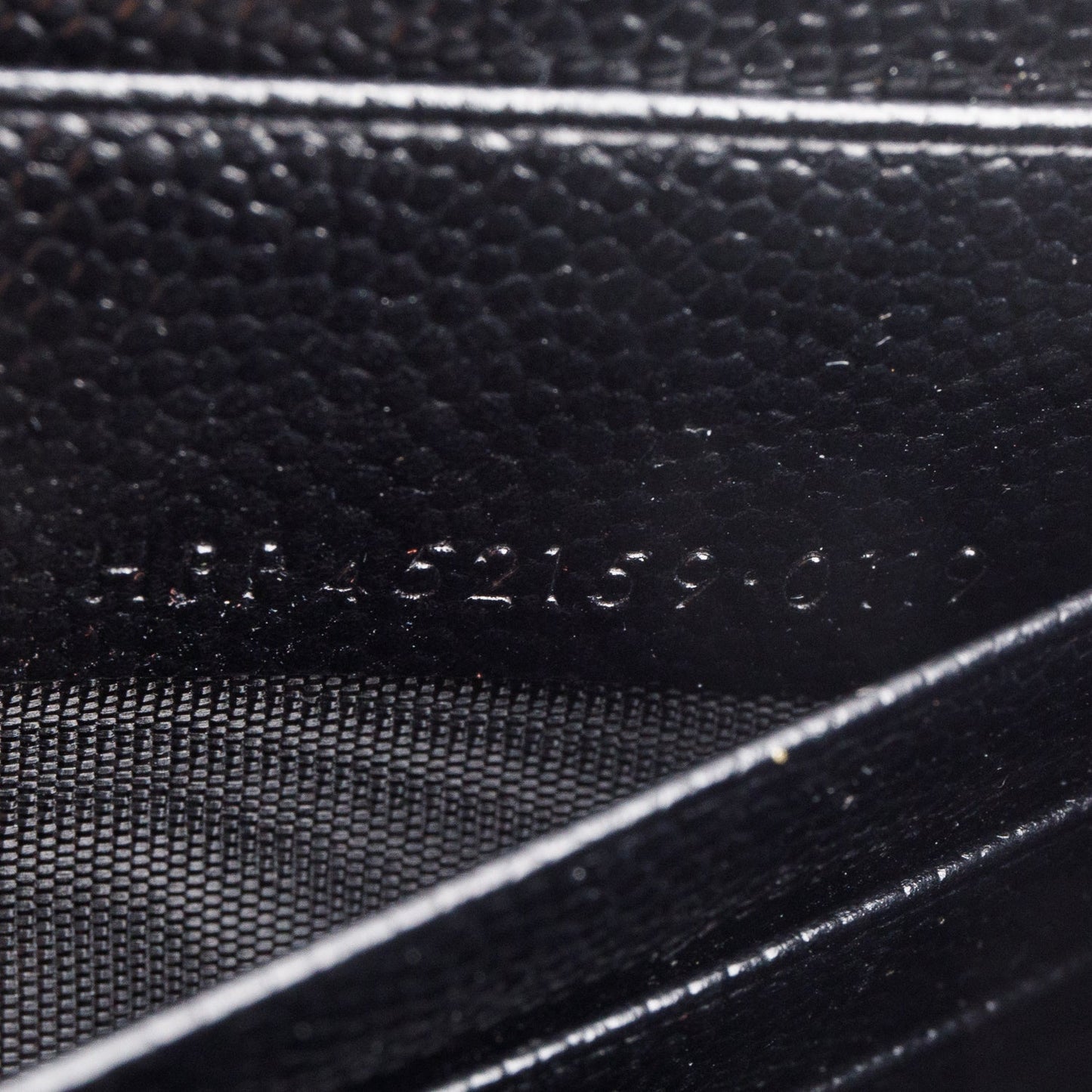 Saint Laurent Black Leather Kate Tassel Wallet on Chain