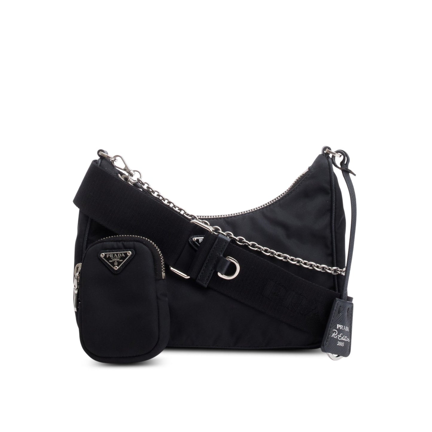 Prada Black Re-Edition 2005 Re-Nylon Bag