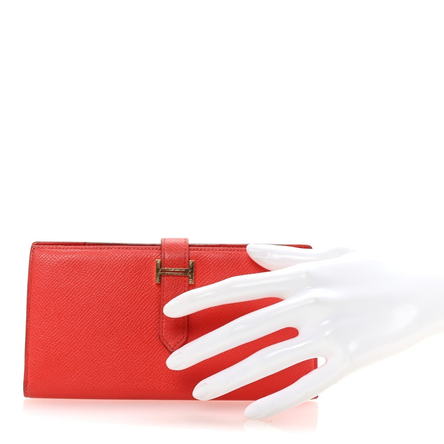 Hermes Epsom Tri-Fold Bearn Gusset Wallet Rose Jaipur