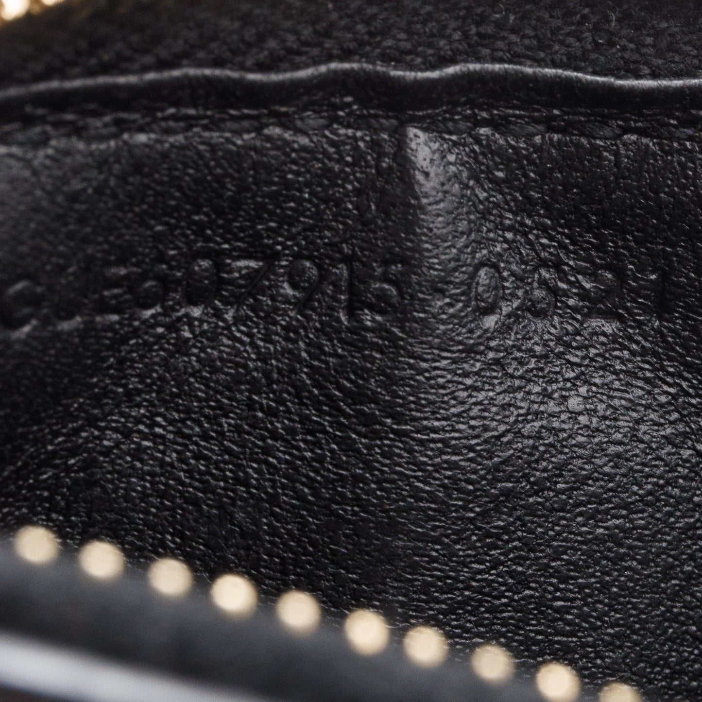 Saint Laurent 2021 Black Matelasse Grain De Poudre Fragments Card Case