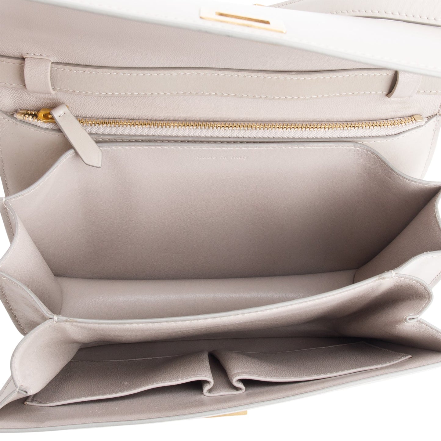 Celine Grey Calfskin Medium Classic Box Flap Bag