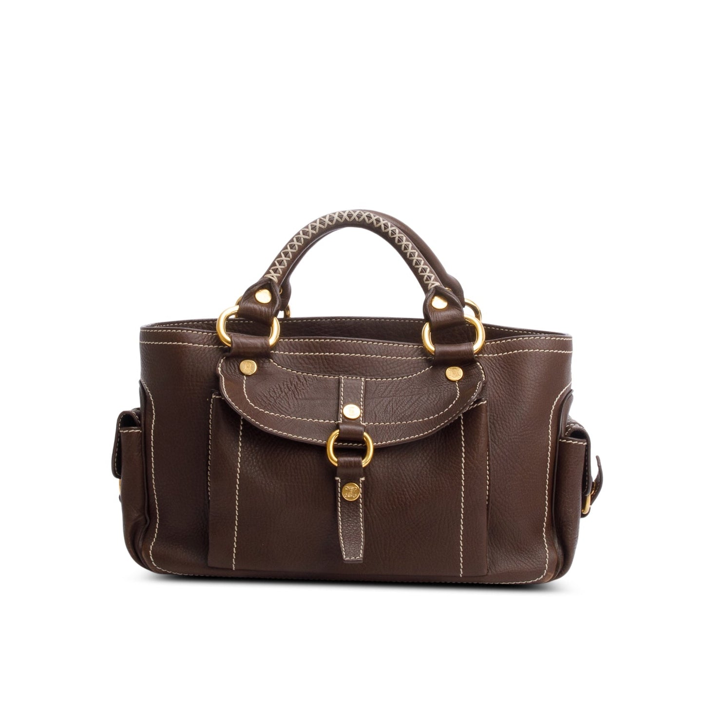 Celine Brown Leather Boogie Bag