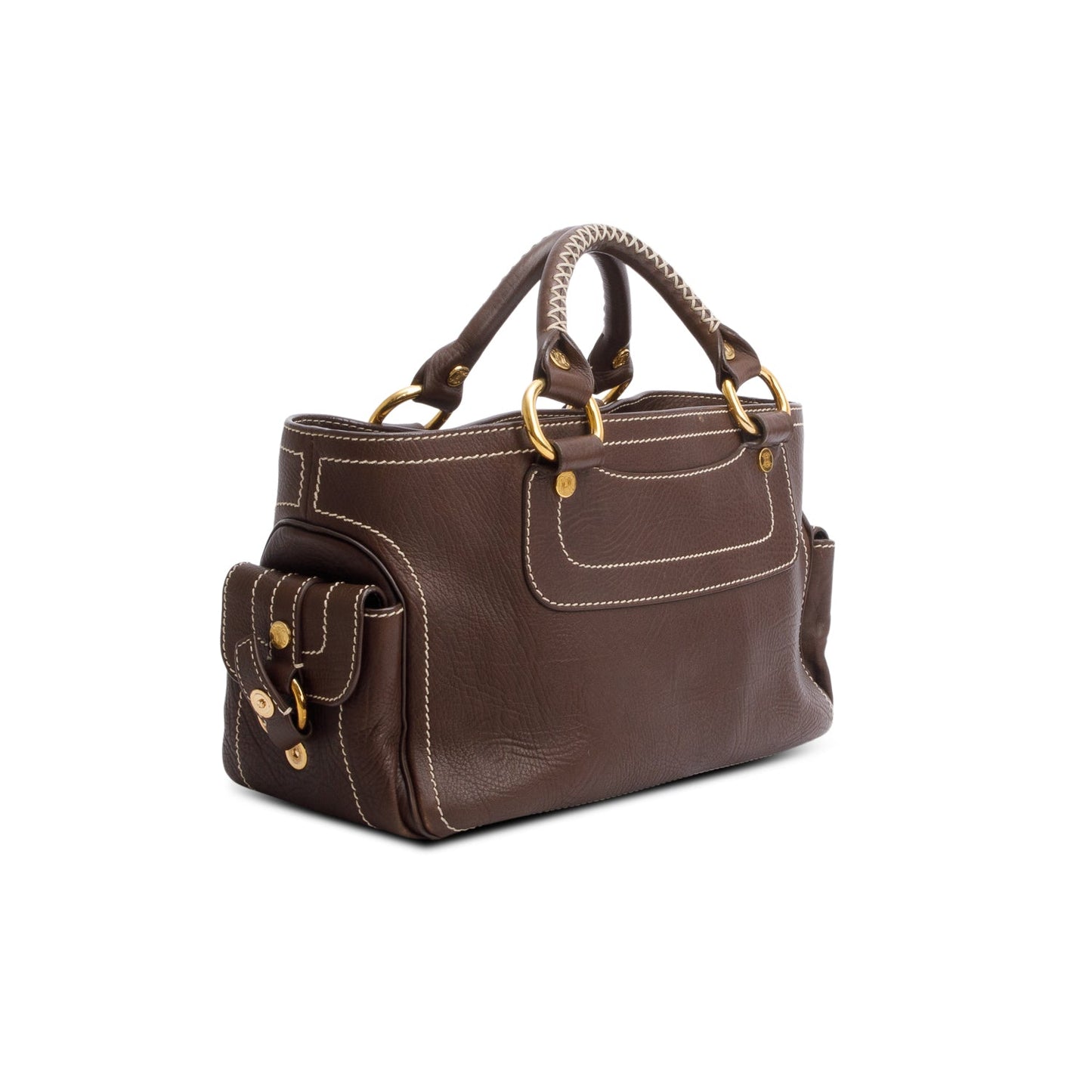 Celine Brown Leather Boogie Bag