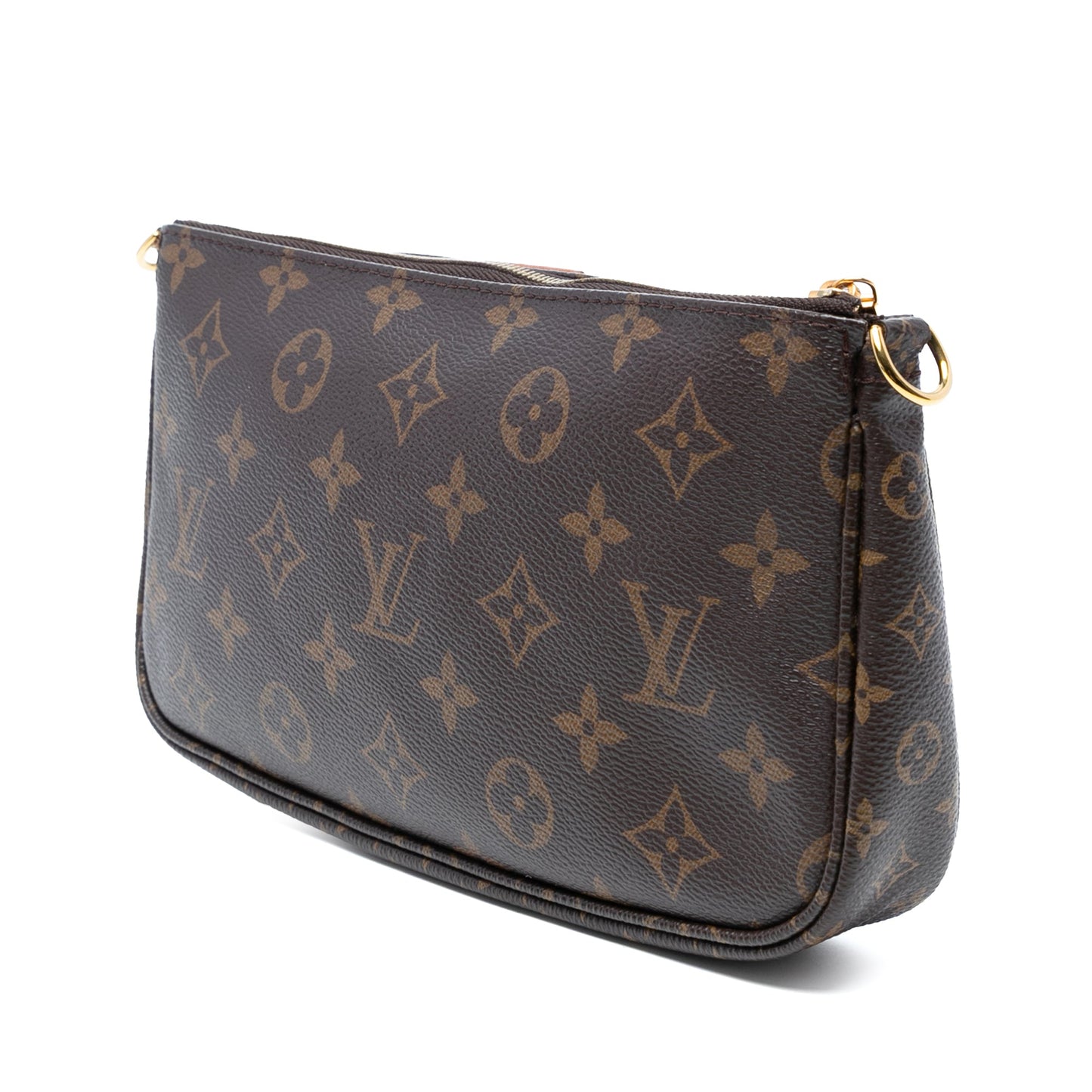 Brown Louis Vuitton Monogram Multi Pochette Accessoires Satchel