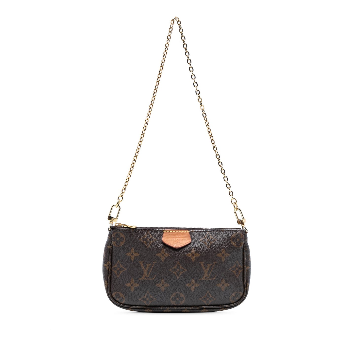 Brown Louis Vuitton Monogram Multi Pochette Accessoires Satchel