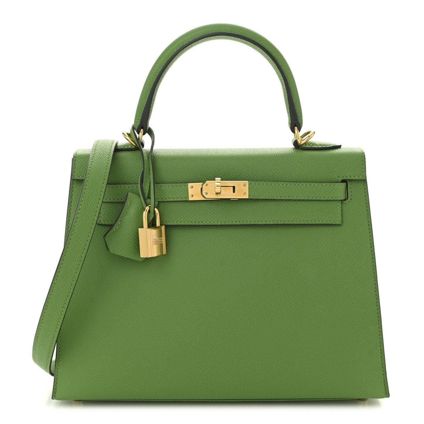 Hermes Epsom Kelly Sellier 25 Vert Yucca