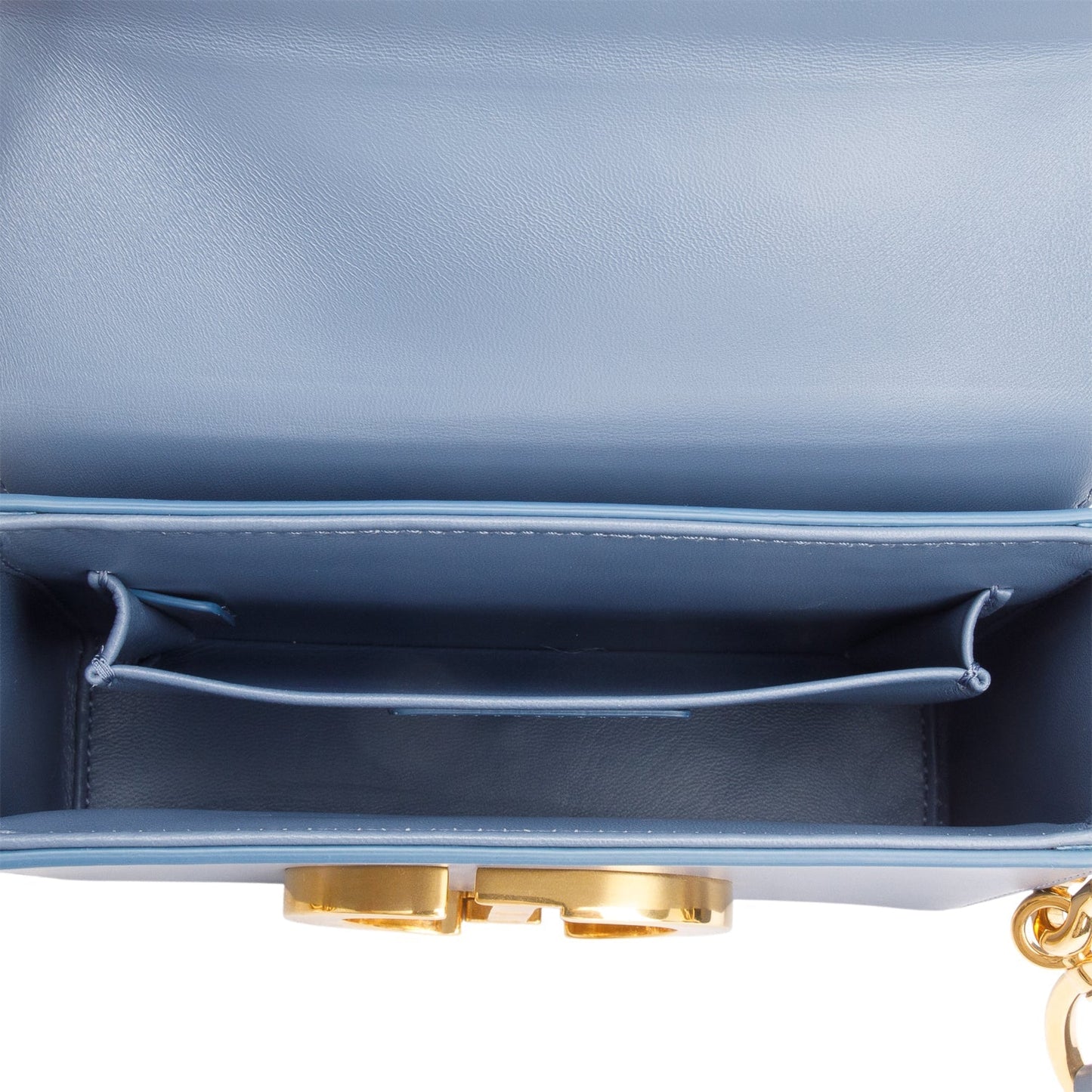 Christian Dior 2020 Blue Leather 30 Montaigne Box Bag