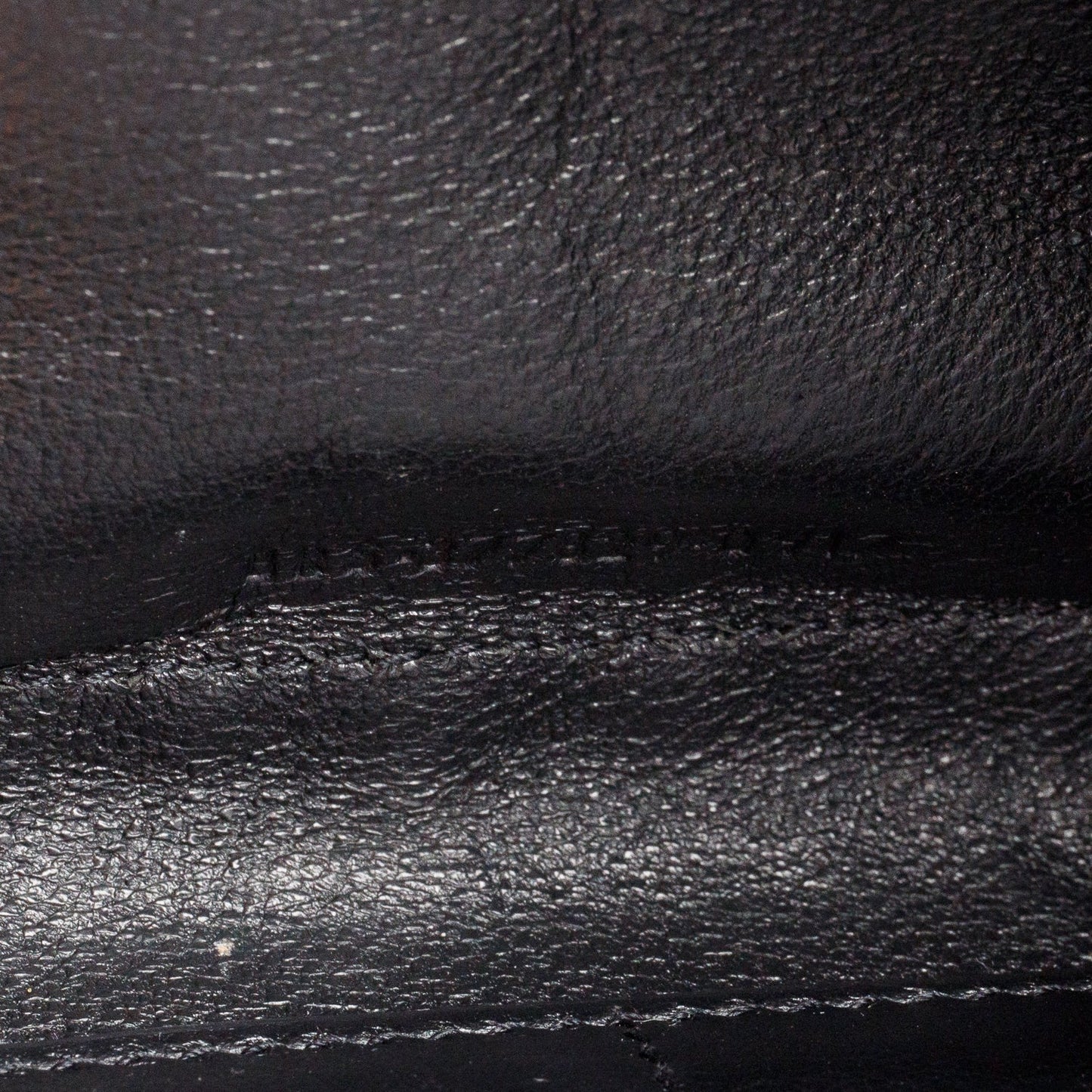 Saint Laurent Black Croc Embossed Classic Cassandre Chain Wallet