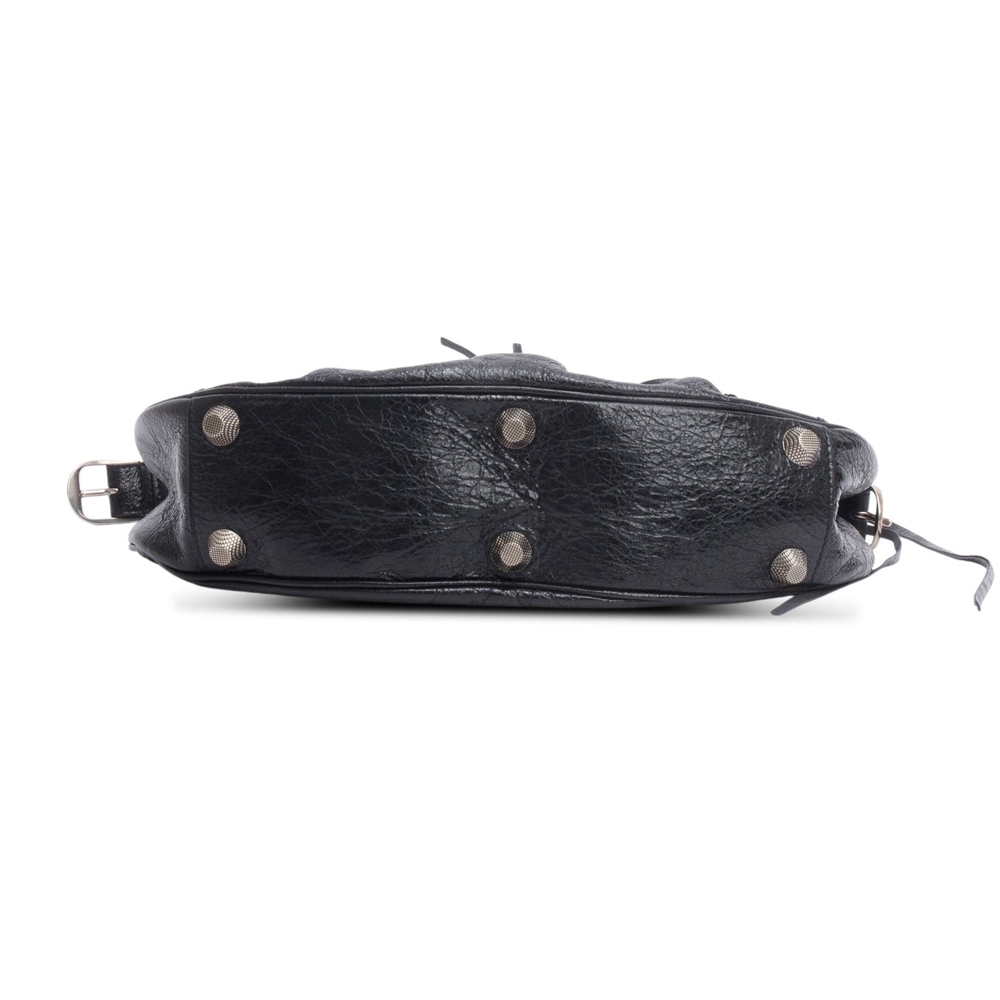 Balenciaga Black Arena Leather Le Cagole Small Shoulder Bag