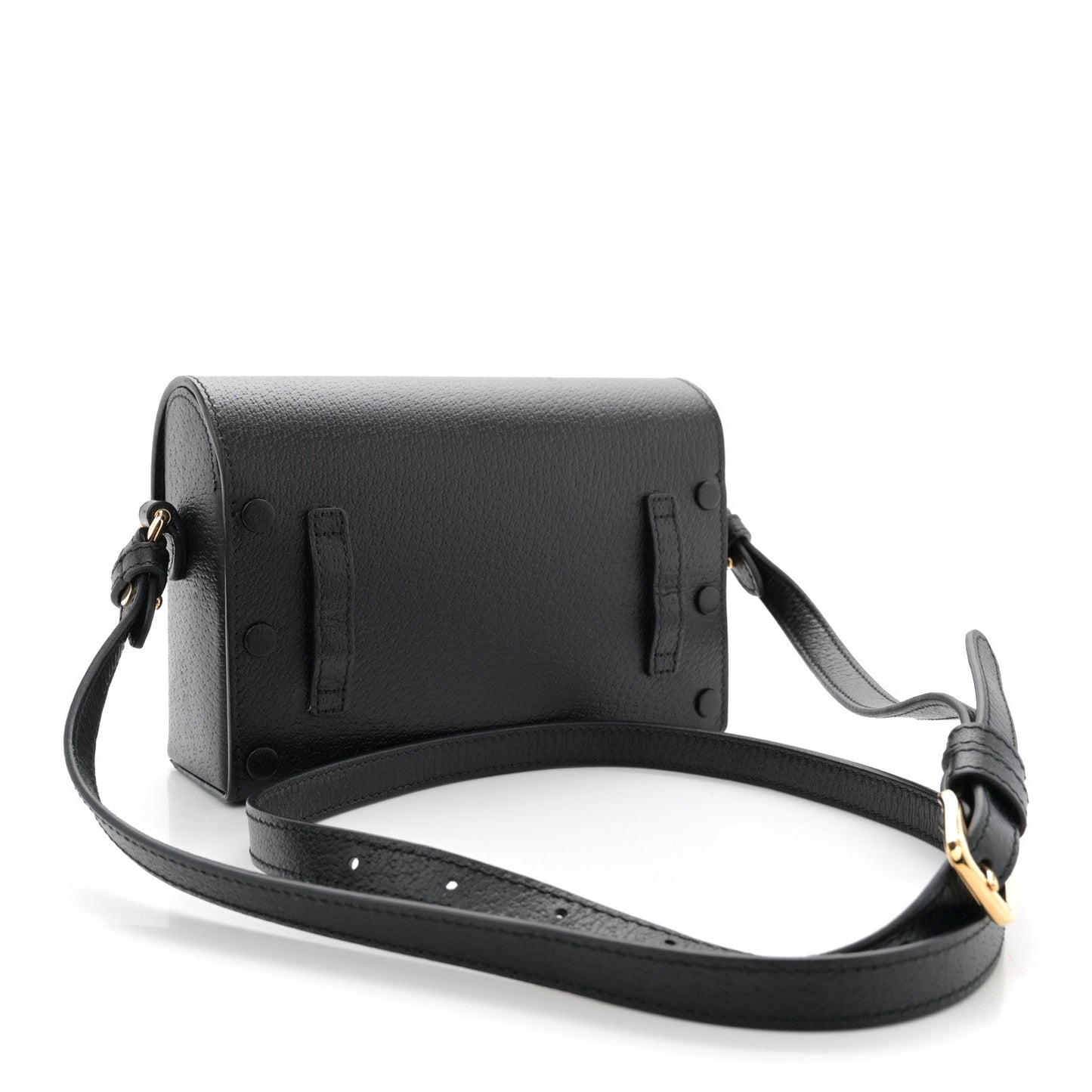 Gucci Calfskin Horsebit 1955 Shoulder Bag Black