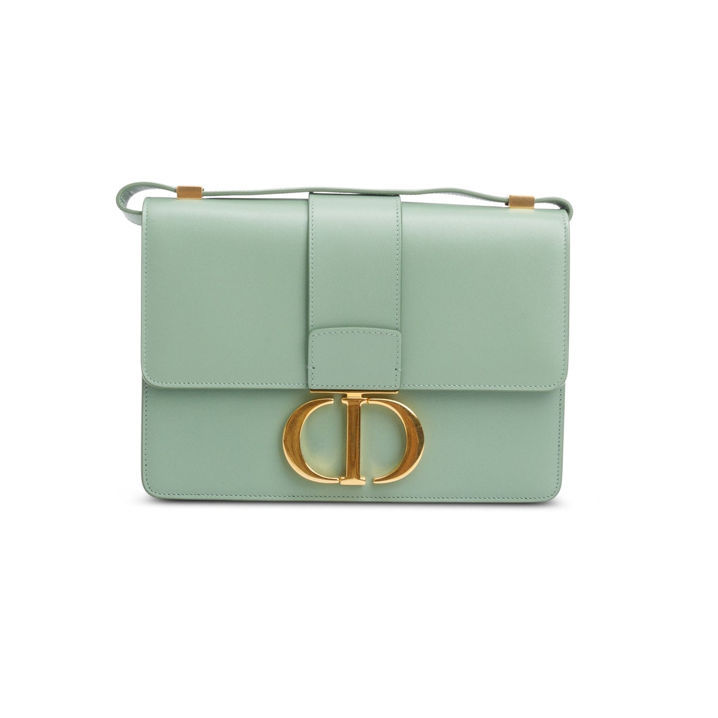 Christian Dior Green Box Leather 30 Montaigne Bag