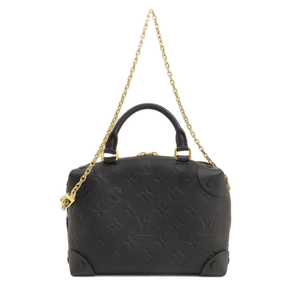 LOUIS VUITTON Shoulder Bag M45393 Monogram Ann Platt black Petit Maru Suple Women