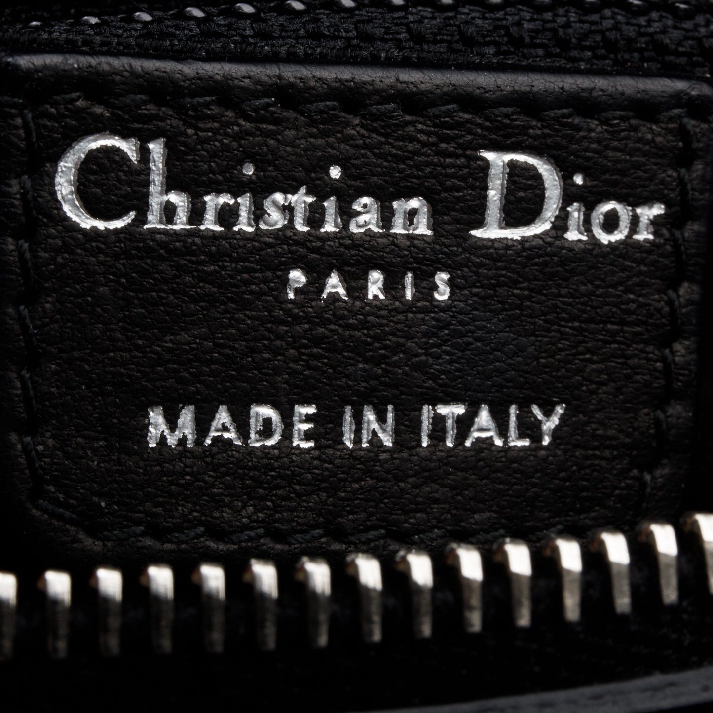 Christian Dior Vintage Black Patent Leather Cannage Calfskin Small East West Lady Dior