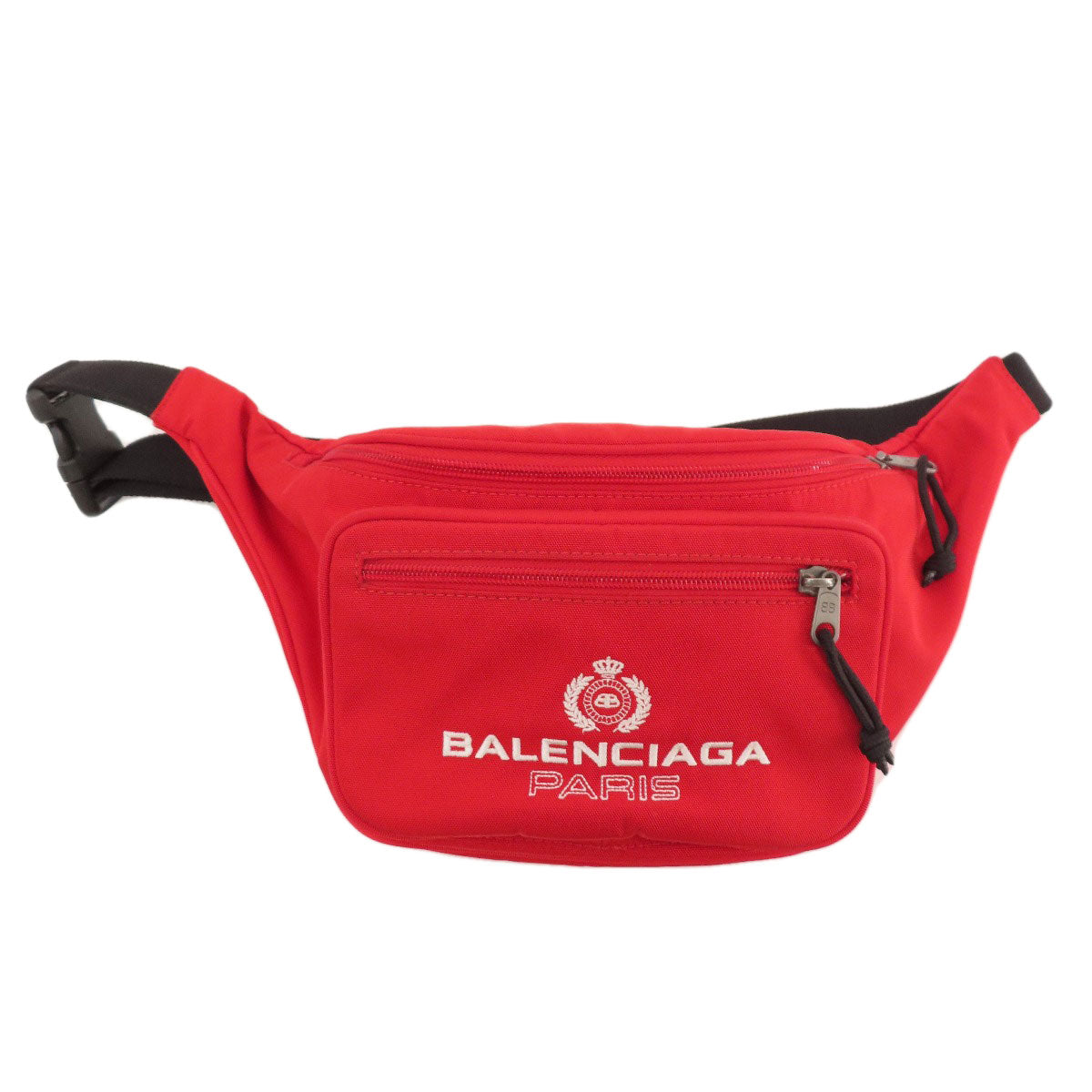 BALENCIAGA Sling bag canvas Red logo Women