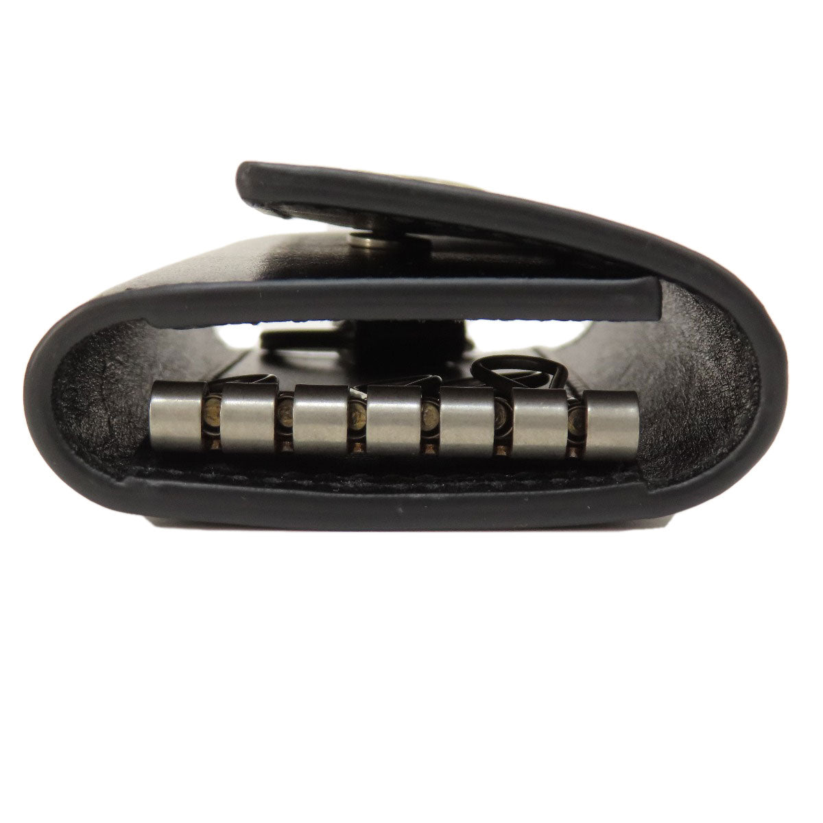 GUCCI Key case Key holder  435305 leather black logo Women(Unisex)