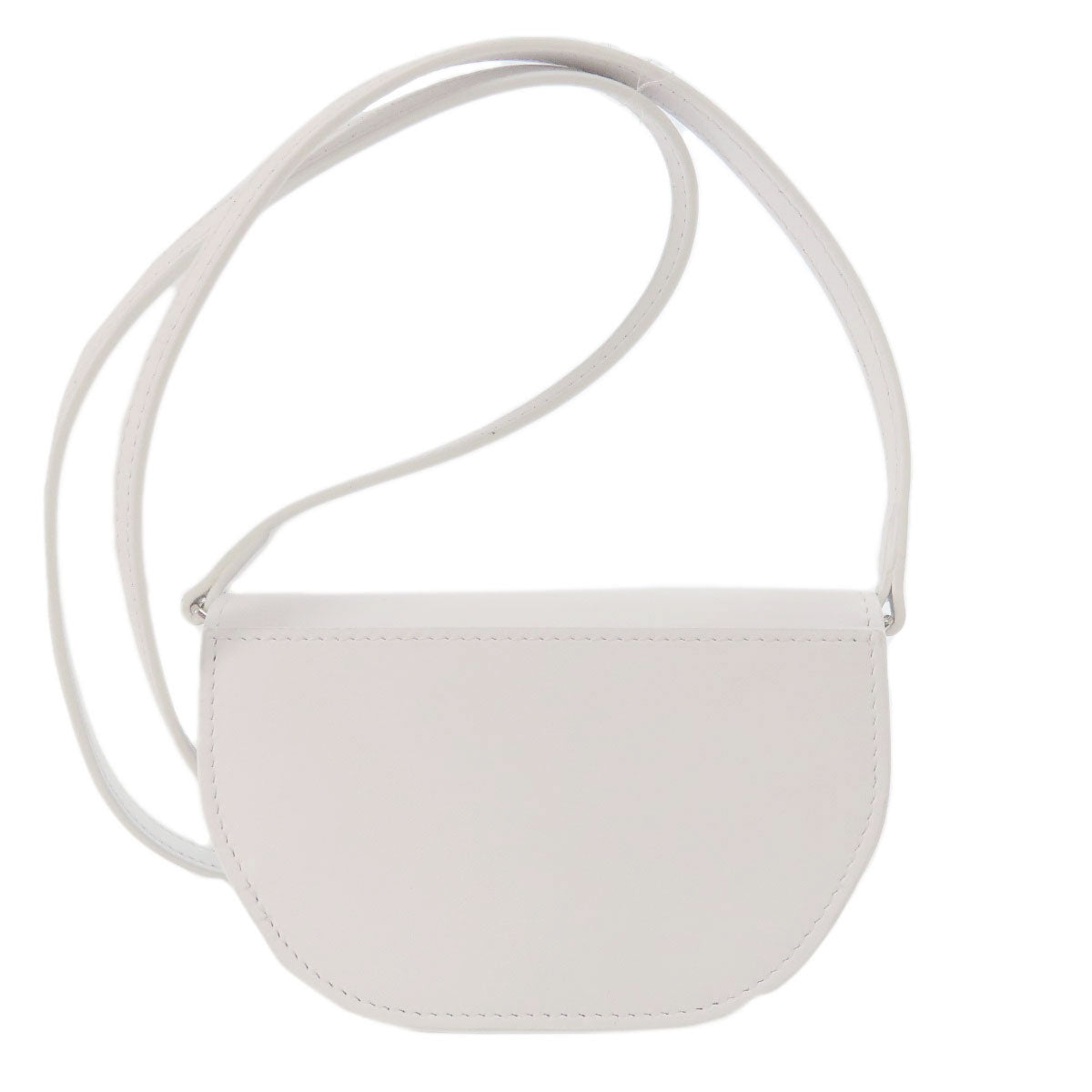 BURBERRY Shoulder Bag leather white Mini pochette
