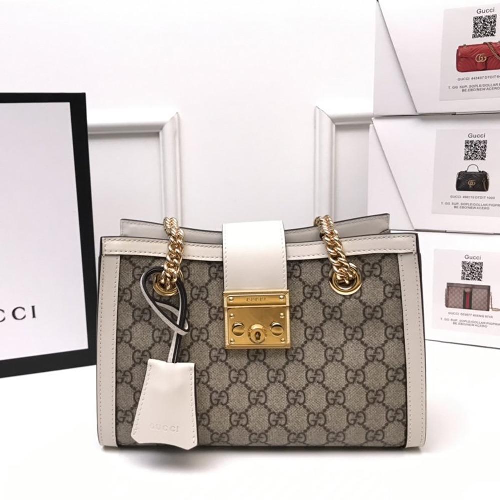 Gucci Padlock Leather Chain Shoulder Bag Style 11