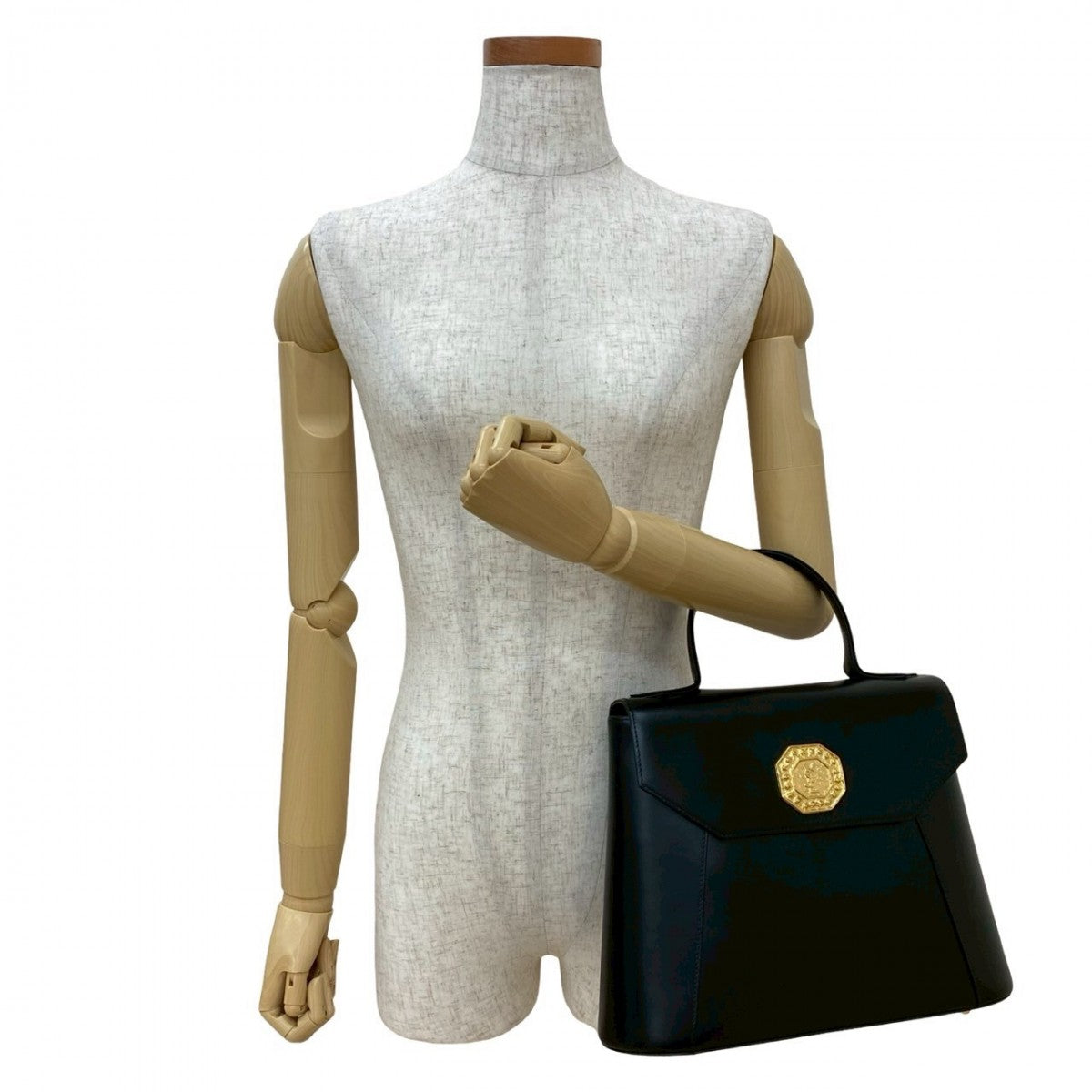 YVES SAINT LAURENT Handbag leather black