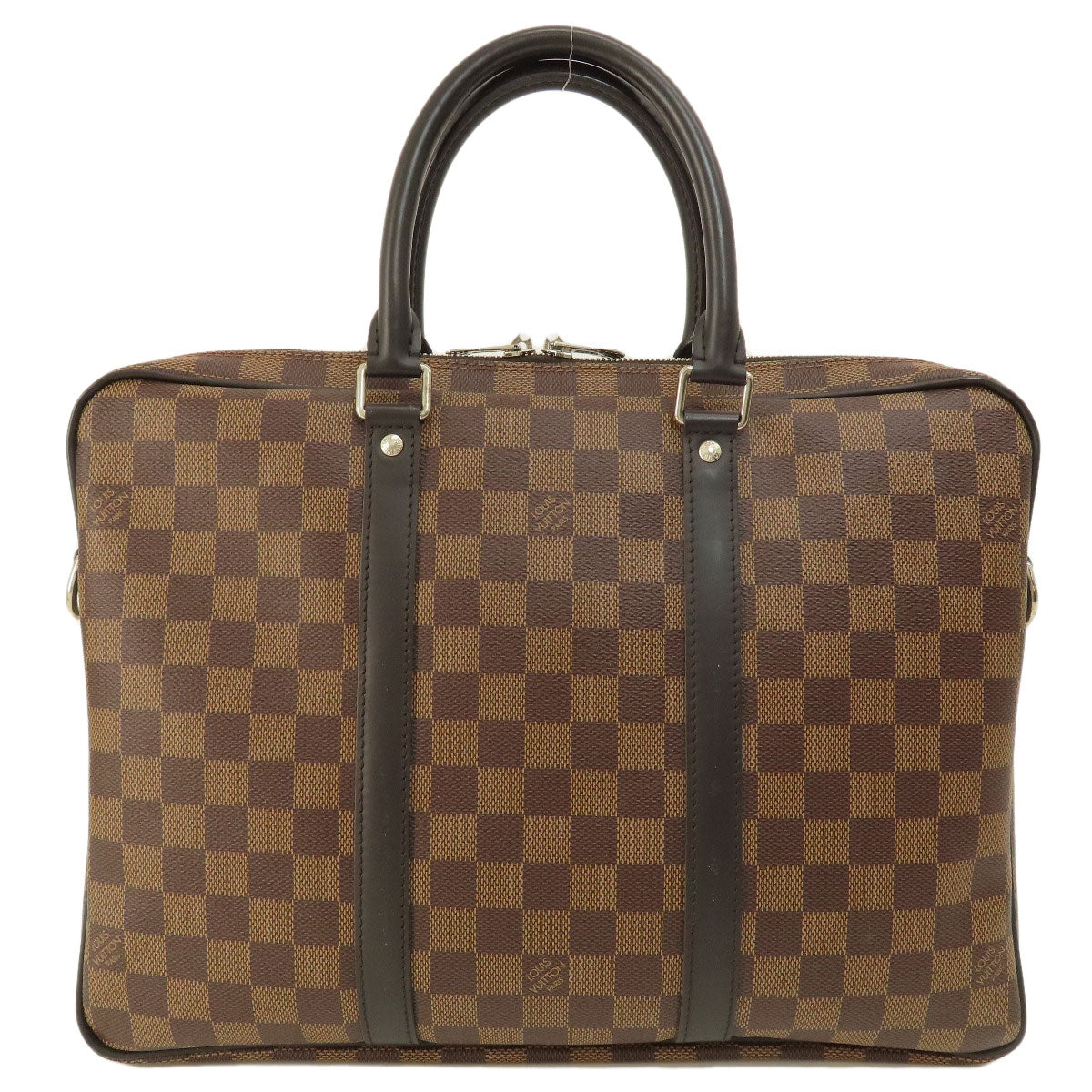LOUIS VUITTON Business bag N41466 Damier canvas Brown Porto Document Voyage PM Damier Ebene