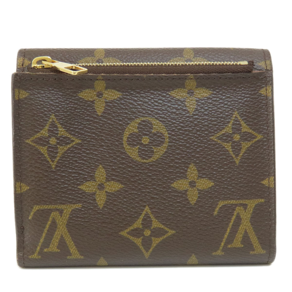 LOUIS VUITTON Bifold Wallet M60402 Monogram canvas Brown Portefeuille Anais Women
