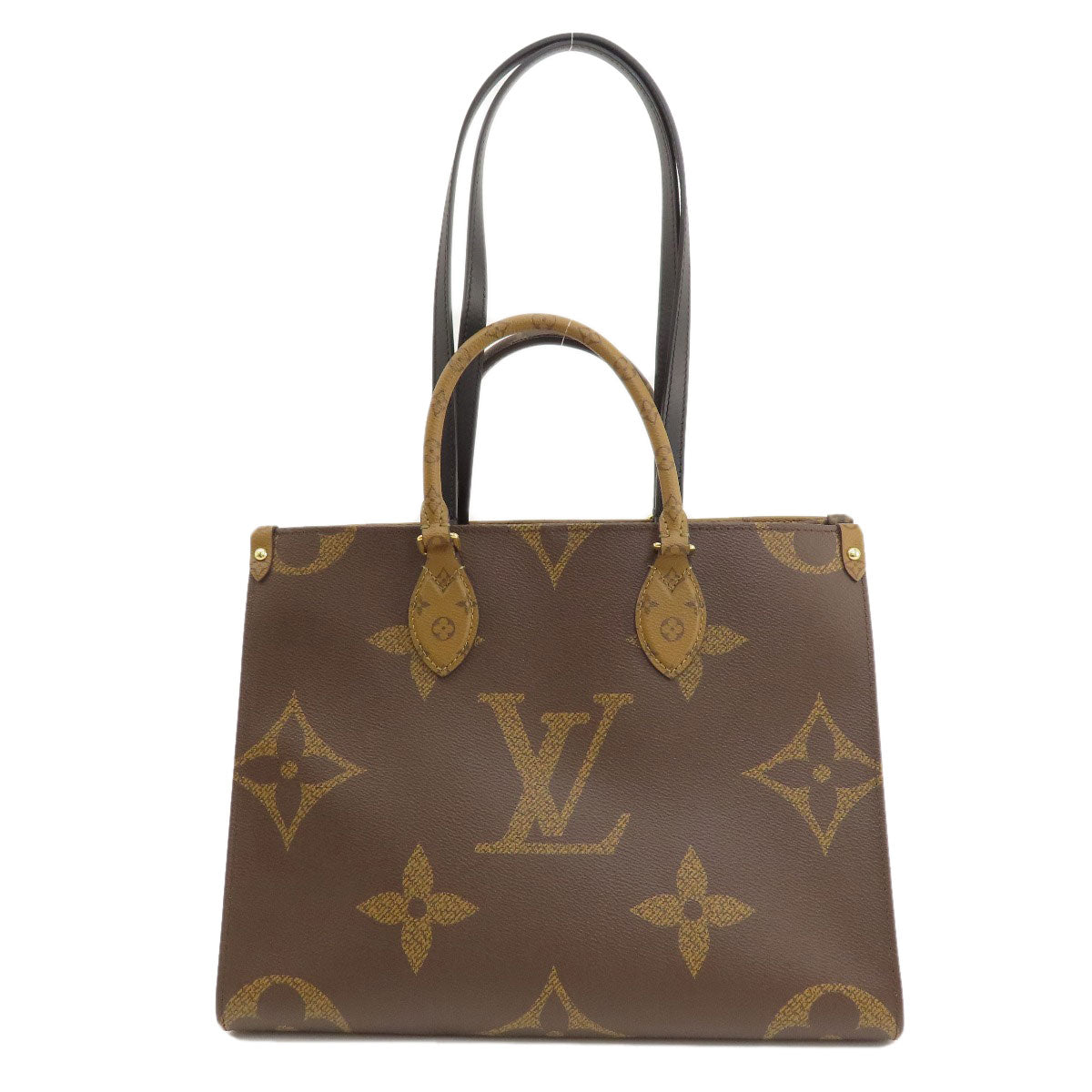 LOUIS VUITTON Tote Bag M45321 Monogram reverse Brown On the Go MM Monogram Giant Women