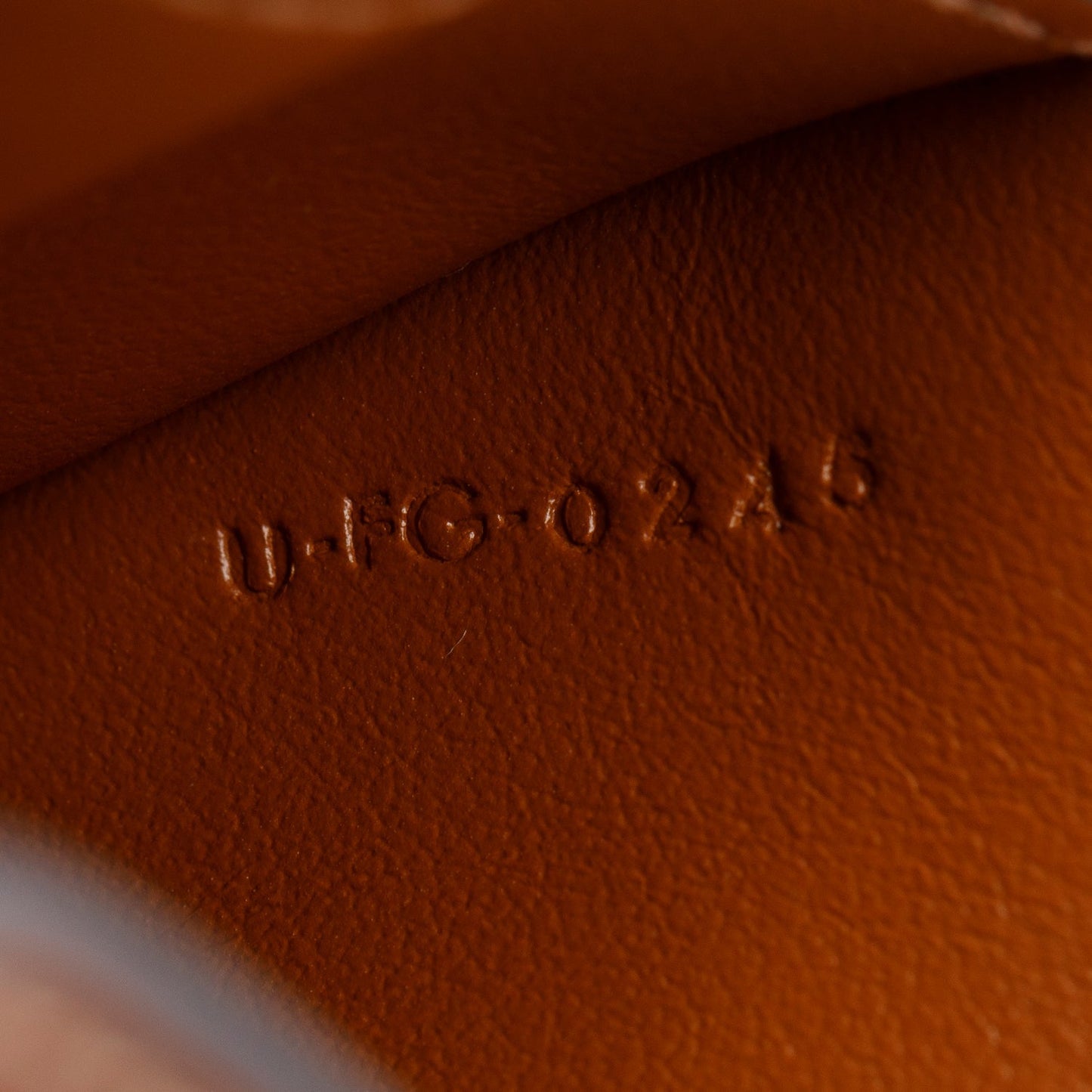 Celine 2025 Tan Supple Grained Calfskin Leather Accordeon Card Holder Nino