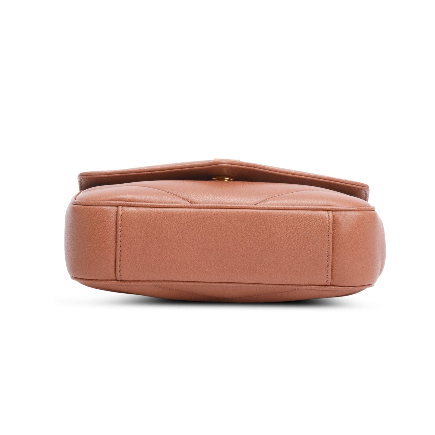Saint Laurent 2026 Pink Lambskin Chevron Small LouLou Bag