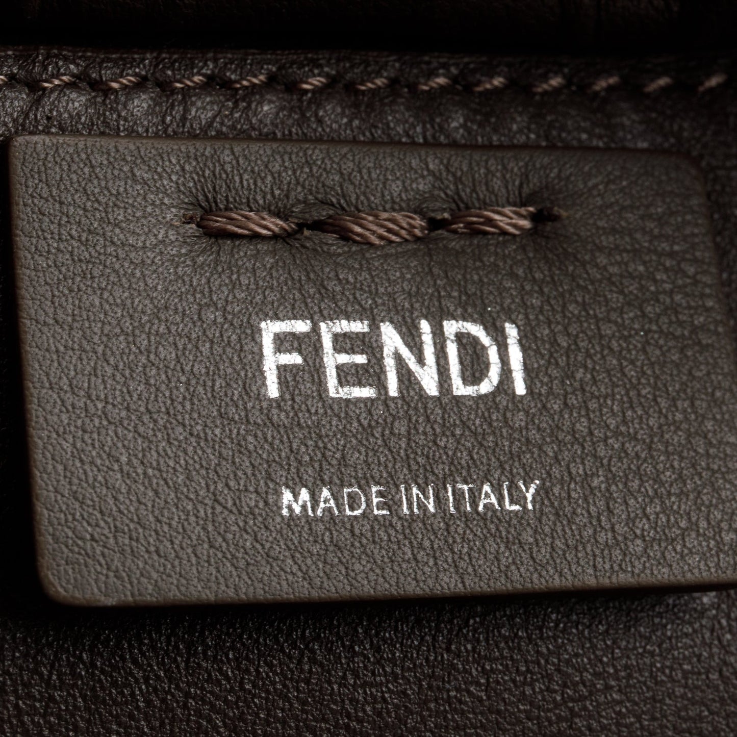 Fendi Grey Vitello Dolce Petite 3Jours Tote