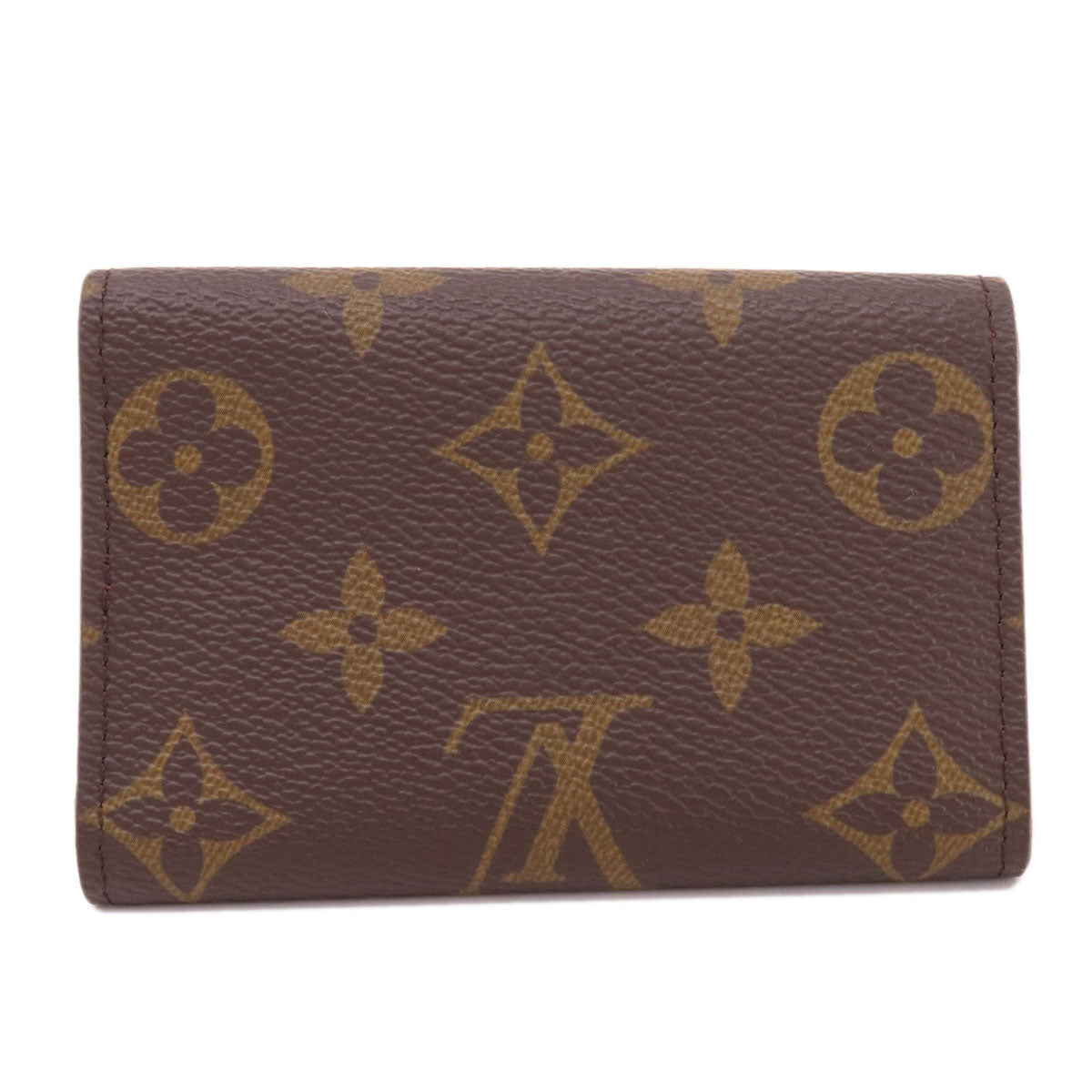LOUIS VUITTON Key case Key holder  M60701 Monogram canvas Brown Multicles6 Monogram Fuchsia