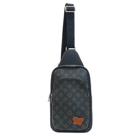 LOUIS VUITTON Sling bag M46344 Monogram canvas green Avenue Sling Bag Monogram Records