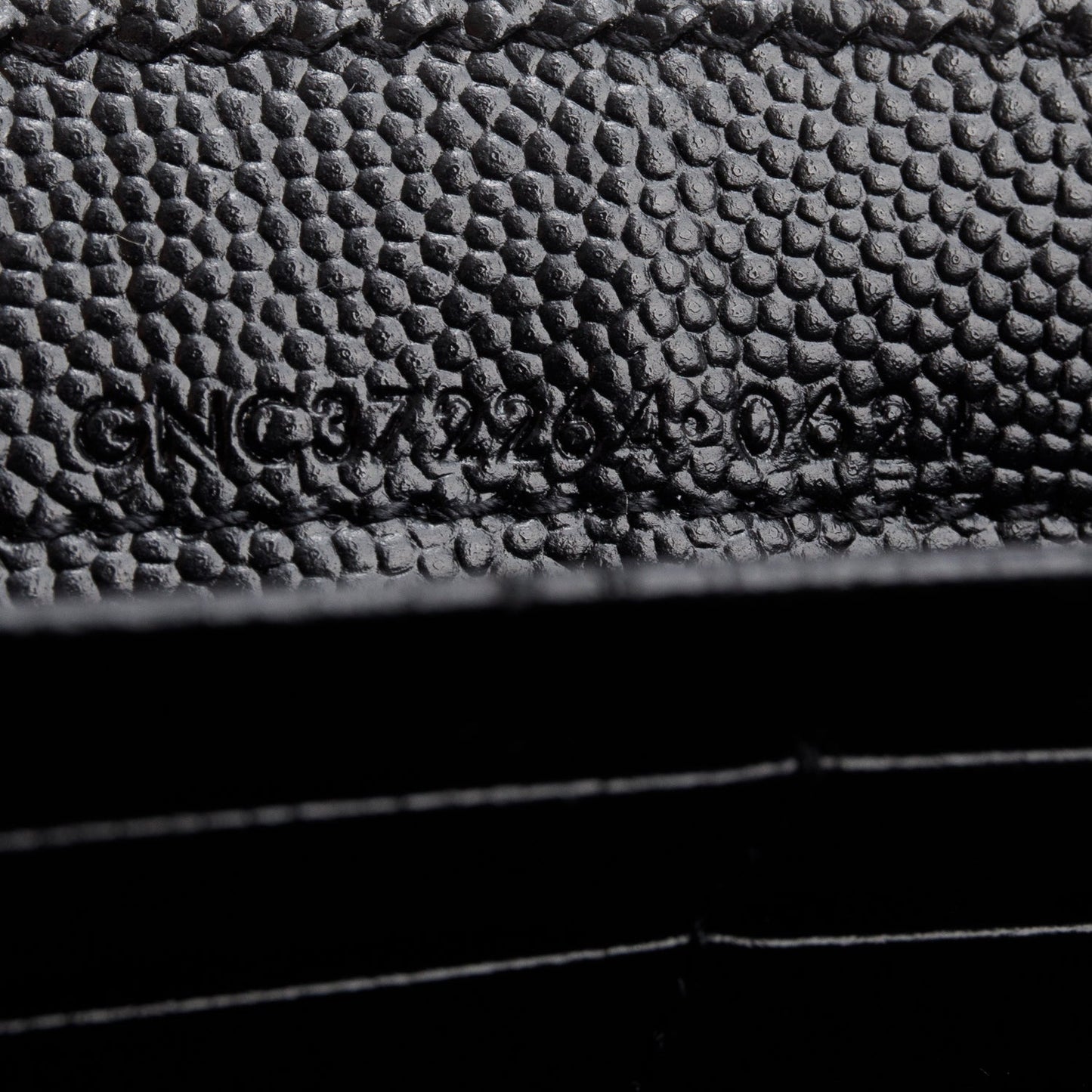 Saint Laurent 2021 Black Lambskin Leather Cassandre Matelasse Large Flap Wallet