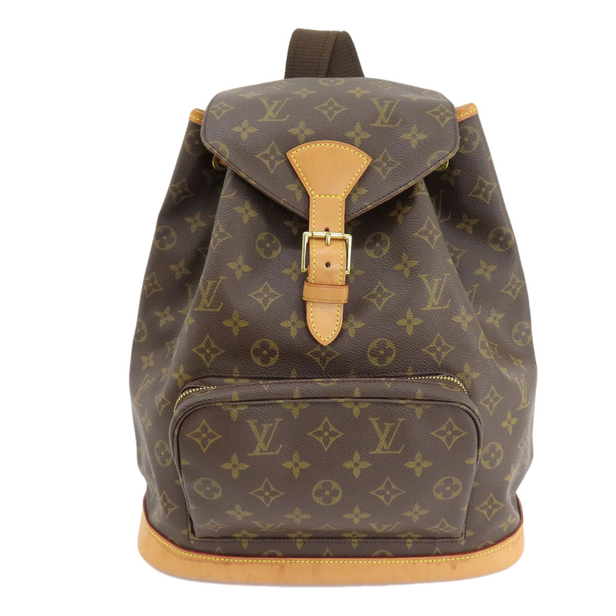 LOUIS VUITTON Backpack M51135 Monogram canvas Brown MontsourisGM Women