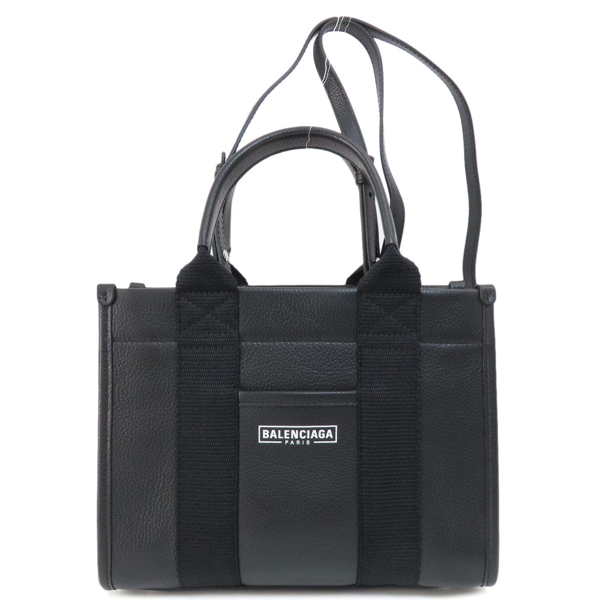 BALENCIAGA Tote Bag 693662 leather black Hardware tote 2WAY Women
