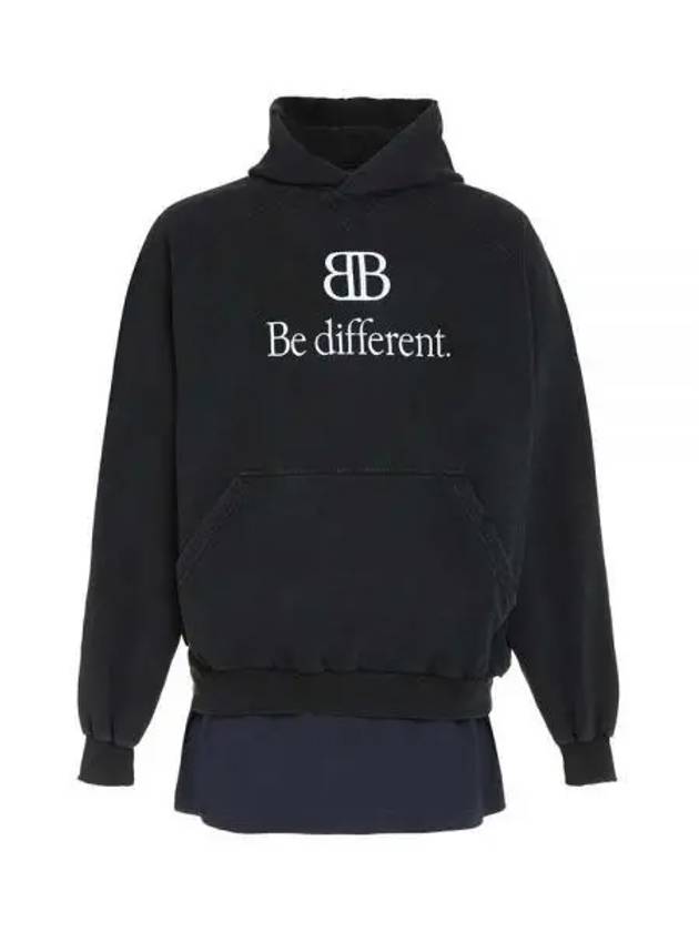 Luxury Balenciaga Trending 2026 BB Logo Hoodie Black